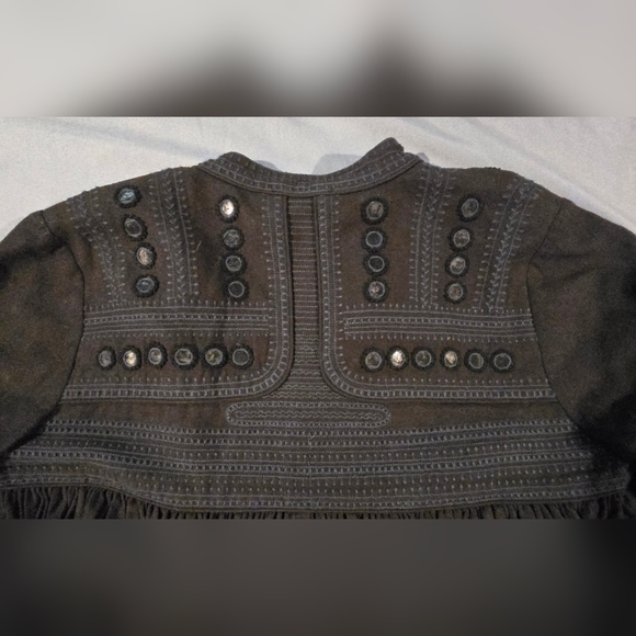 Ulla Johnson Indian Inspired Sunita Jacket with Pleats and Embroidery. Size  med - Picture 5 of 12